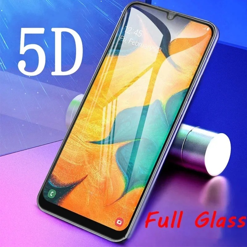 Toughed Phone Front Film Protective Glass for Samsung A50 A20 A10 HD 5D Screen Tempered Glass for Samsung Galaxy A70 A30 A40 A50