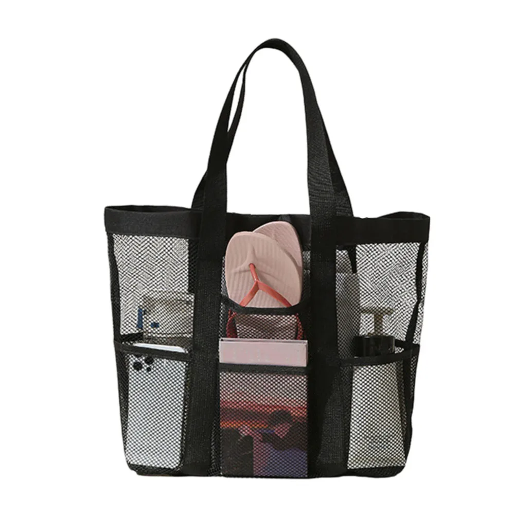 Portable Mesh Side Pockets Tough And Mesh Wide Application Breathable Mesh Fabric Main Pocket Nylon 48*32*32cm