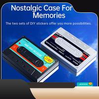 ORICO 2.5Inch Hard Drive Enclosure SATA To USB3.0 External Hard Drive Case 6Gbps Type-C HDD Case With DIY Sticker Durable Black-