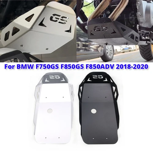 Para BMW F750GS F850GS F850ADV 2018-2024 Protector de chasis de Base de motor cubierta protectora de placa de deslizamiento de vientre sin cordones en BMW F850-GS