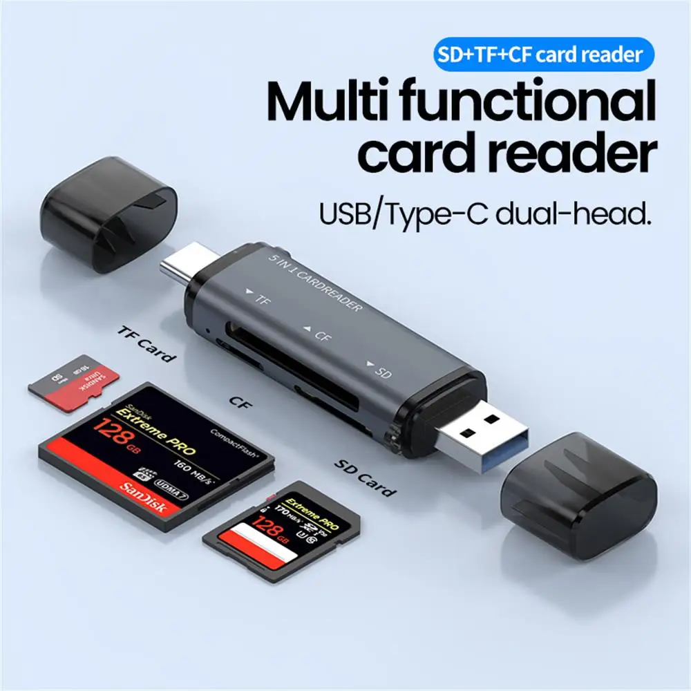 5 In 1 Usb Card Rea… - image