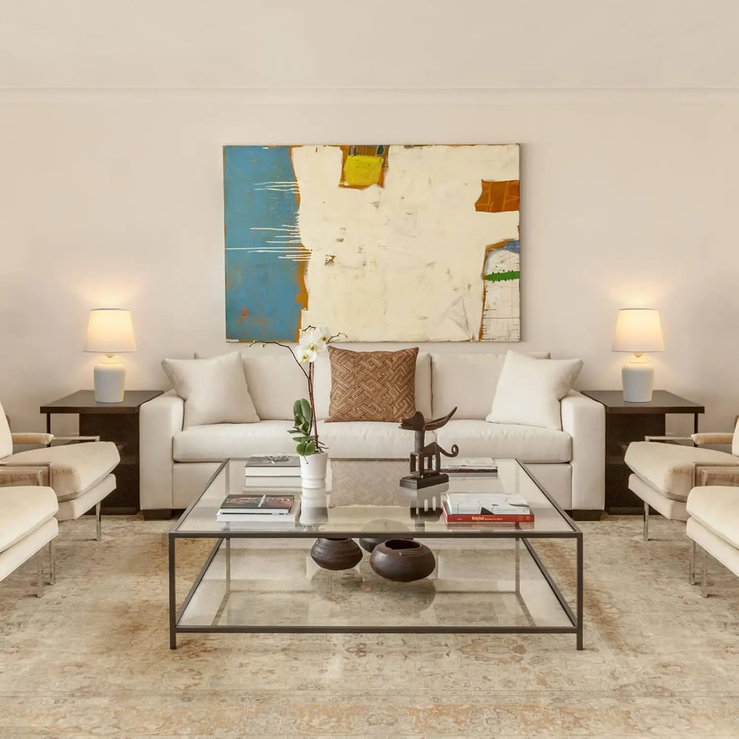 ชุดโคมไฟตั้งโต๊ะขนาดเล็ก 11.8 นิ้ว 2 ชิ้น สำหรับห้องนอน ห้องเด็ก โต๊ะทำงาน พร้อมฐานประดับหมุด สีขาว