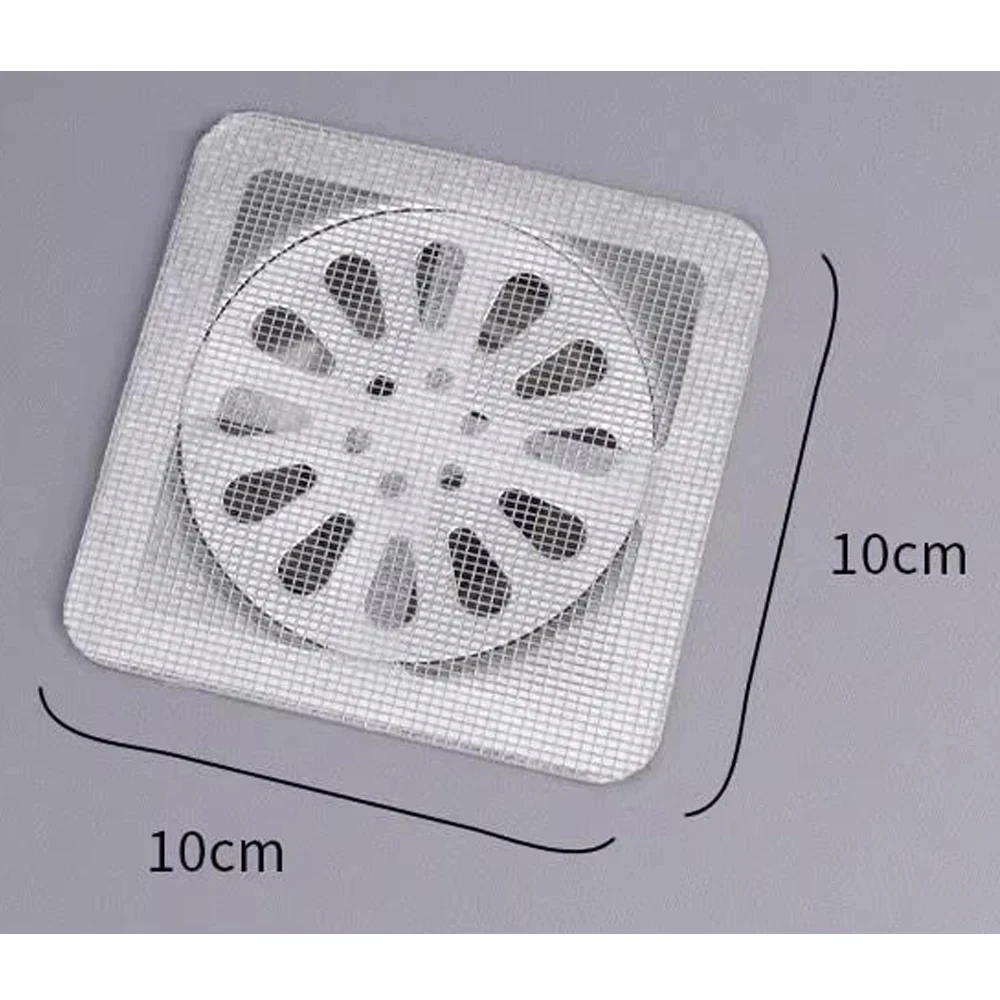 Floor Drain Net Bathroom Hair Filter Hair Filter Toilet Sewer Home Kitchen Anti-clogging Piece Convenient Floor Drain Sticker