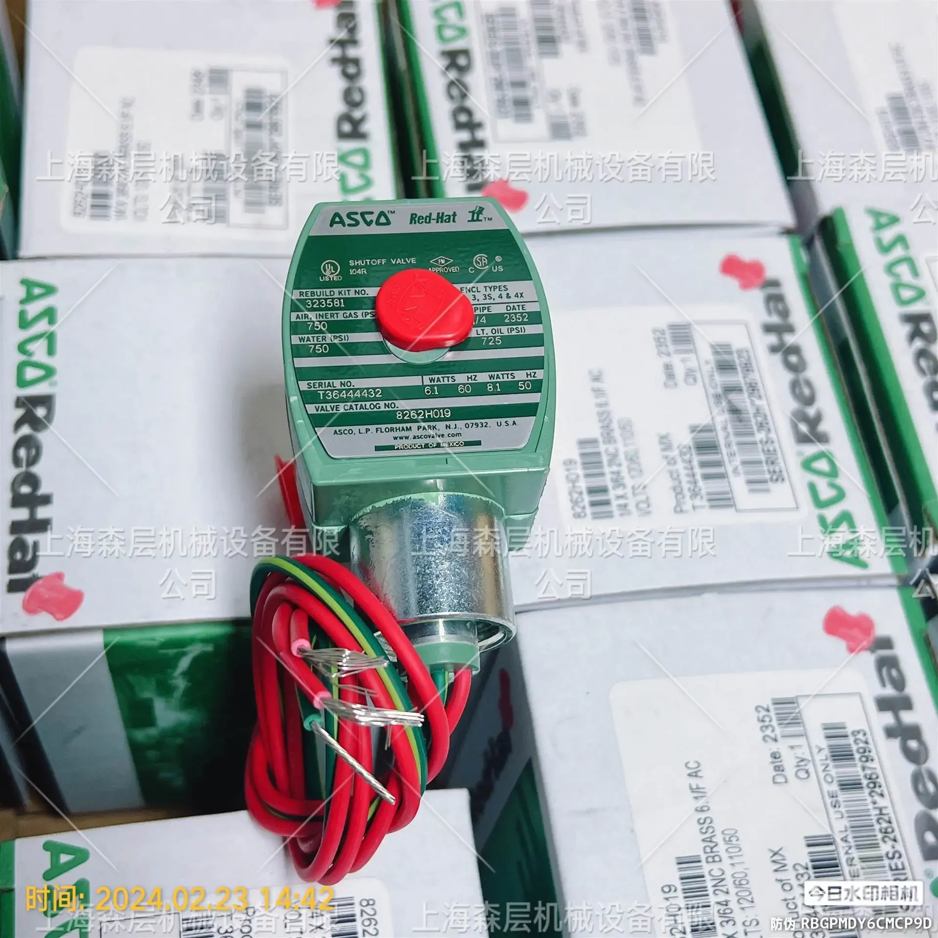 2026 ASCO Two-position Three-way Solenoid Valve NF8327B212 Genuine Spot Special Offer