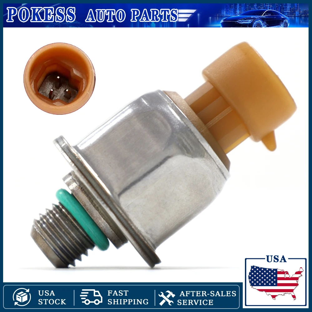 POKESS Fuel Injection Pressure ICP Sensor For Ford F-250 350 450 550 Super Duty 6.0L Powerstroke 4C3Z9F838A