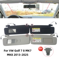 Car Sun Visor With Clip For VW Golf 7 8 MK7 MK8 2013-2025 For T-Roc CC ID.6 Tacqua Passat Jetta 2019-2025 Front Sun Shade Panel