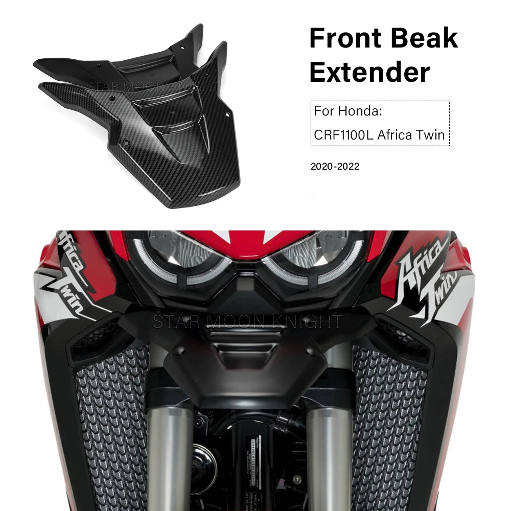 

For Honda CRF1100L Africa Twin CRF 1100L CRF 1100 L 2021 2022 Accessories Upper Front Fender Splash-proof Front Peak Extender