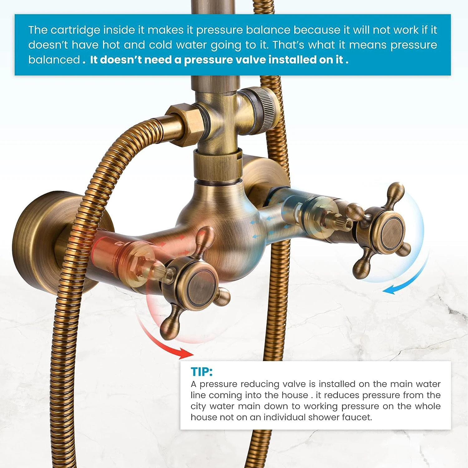 Imagem -03 - Kemaidi Antique Brass Wall Mount Shower Conjunto Torneira Único Punho com Chuveiro de Mão Mais Prateleira do Banheiro Chuveiro Torneira Misturadora