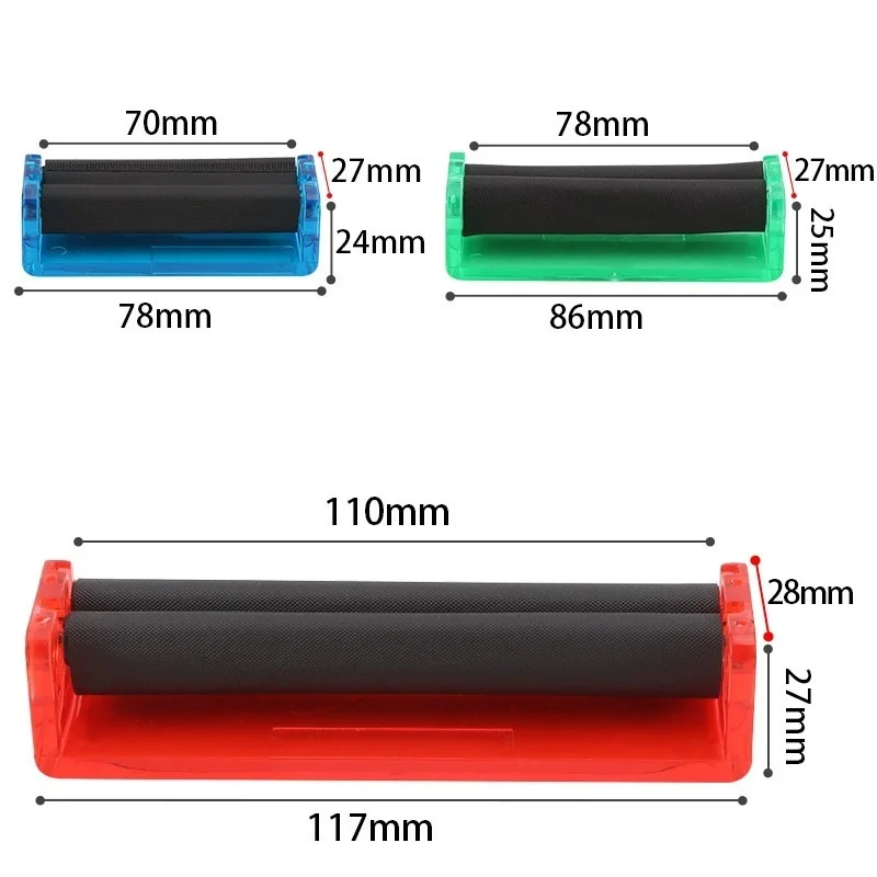 1PCS 70/78/110mm Easy Manual Cigarette Maker rolling Machine Paper Rolling Roller Tobacco Cigar Cigarette Rollers