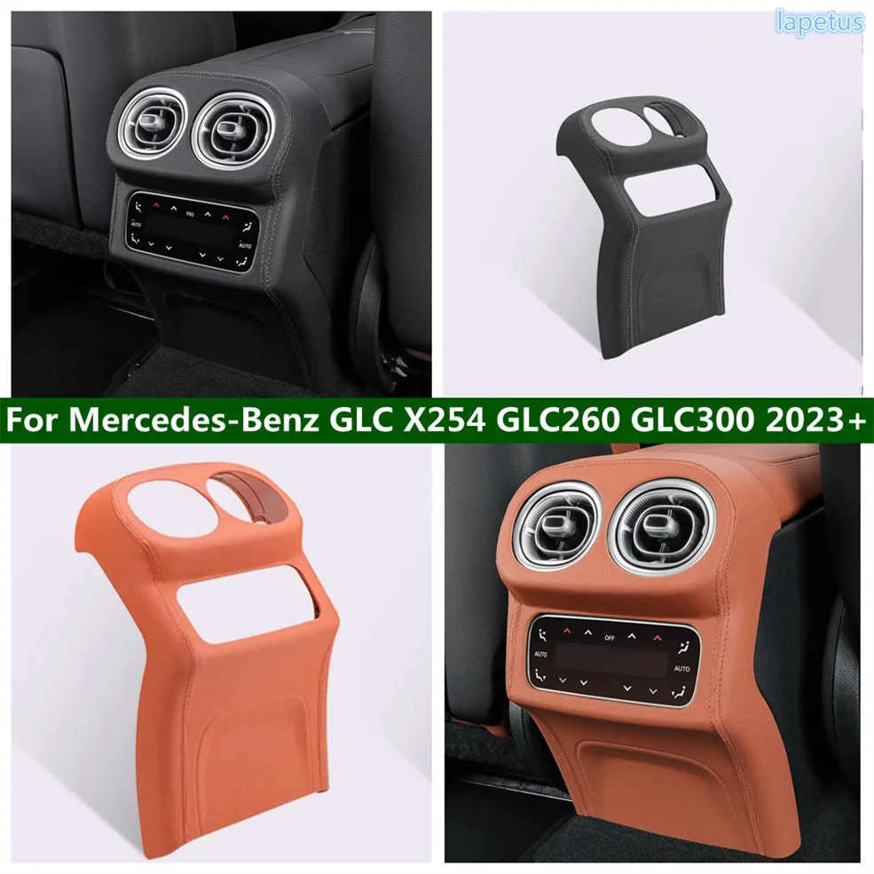 

Armrest Box Rear Anti Kick Protector Air Conditioning Vent Outlet Cover Trim For Mercedes-Benz GLC X254 GLC260 GLC300 2023 2024