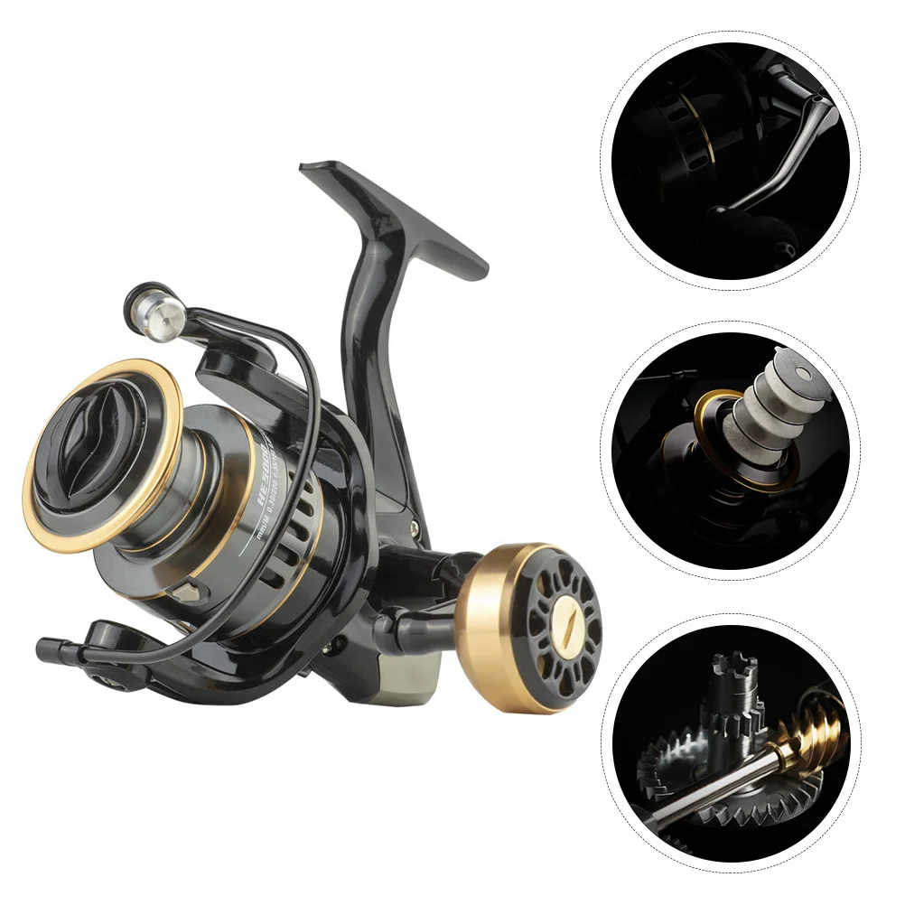 

Fishing Reel Alloy Fish Wheel 12 Axis Sea Throwing Rod Spinning Full Metal Gear Spool Spinning Fish Reel For FreshwaterSaltwater