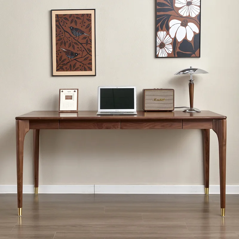 

Customizable Wood Desk Drawer Household Cherry Computer Desk