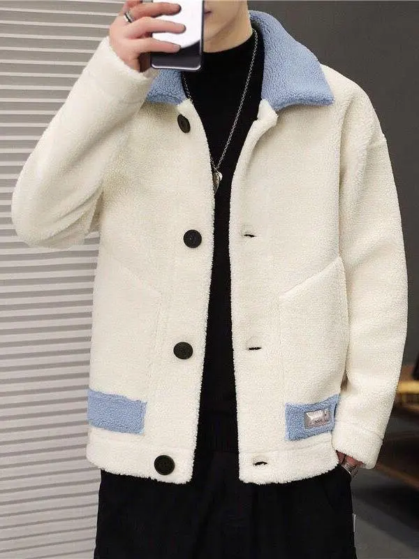 

Мужская повседневная хлопковая куртка-жакет с V-образным вырезом, дышащая, модная верхняя одежда