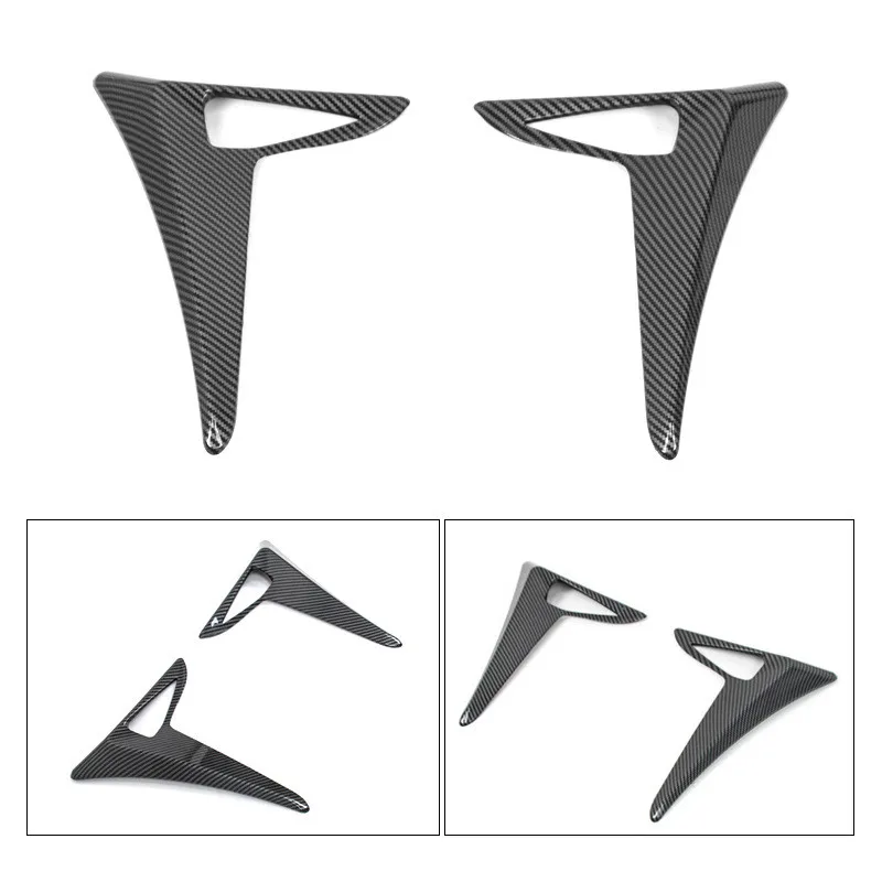 2 pz per 2017-2022 Tesla Model3 Y decorazione modifica auto lato ala pannello copertura Spoiler copertura antipolvere fotocamera Flanks accessori