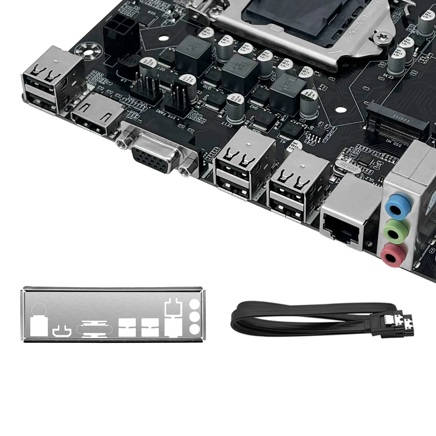 MACHINIST H61 motherboard LGA 1155 supports desktop Intel (Core 2, 3 generation) DDR3 memory with NVME M.2 interface USB2.0