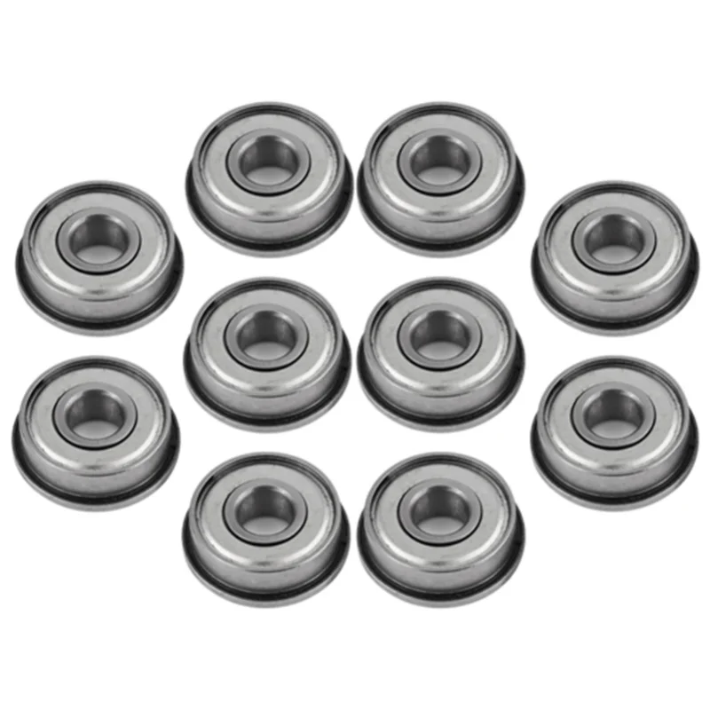 

D5 10Pcs Bearing F608Z Shielded Steel Flanged Miniature Ball Bearings 8*22*7mm Tool Parts Bearings Carbon Steel Scooter Bearings