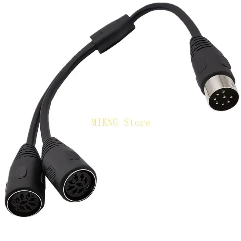 

8 Pin Din Y Adapter Cable Мужчина до двух женских разъемов длиной 30 см. Лучшая продажа