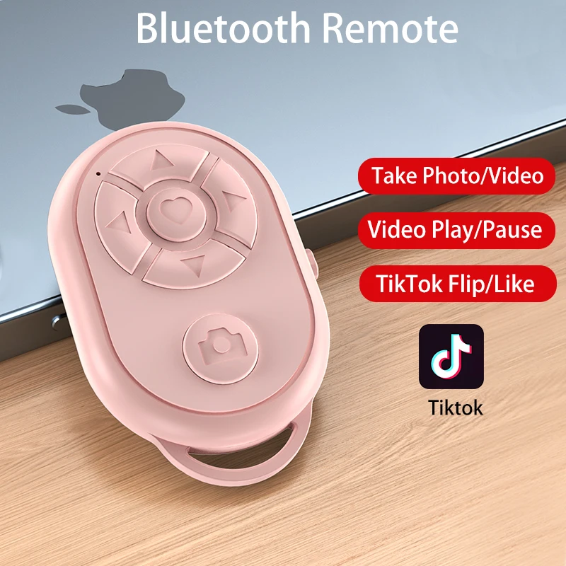 New Bluetooth Remote For Xiaomi 11 Huawei P30 Tik Tok short video Web page click Self-Timer Camera eBook Wireless Smart Remote