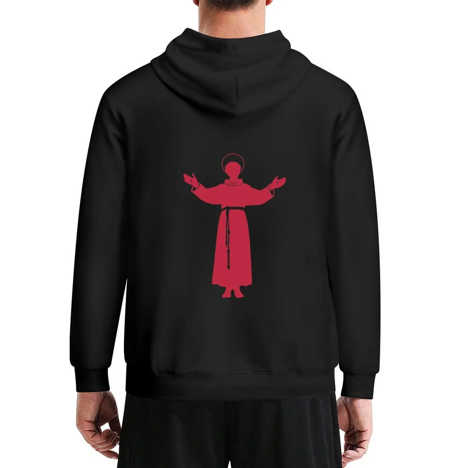

Saint Francis prayer - Peace PAX Catholic Hoodie men's sweat-shirt mens clothing men's clothes men's autumn clothes mens hoodie