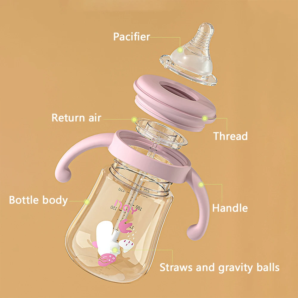 Babyflasche mit Griffen, Anti- – Baby Food Apple Bewertung und Preis