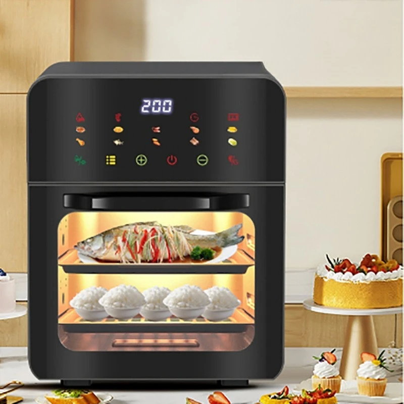 Household Fully Automatic Electric Machine Multifunctional Household New Large Capacity Oil-Free and Low-Fat Air Fryer