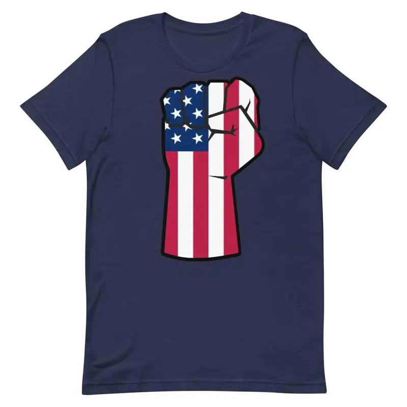 

Fight Fist Flag T Shirt