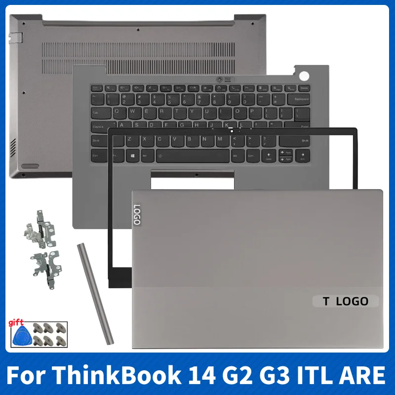 

Новинка для ноутбука Lenovo ThinkBook 14 G2 ITL ARE G3 ACL, задняя крышка ЖК-дисплея/передняя панель/подставка для рук/нижняя часть корпуса/задняя крышка, верхняя часть корпуса/петля