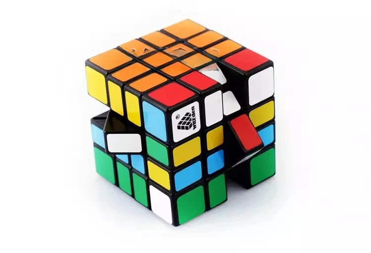 لعبة ألغاز Hunyuan خالية من التأخر Witeden 4X4X4 مكعب مختلط 4 مستويات على شكل خاص ومكعب سحري خاص لعبة تململ هدية