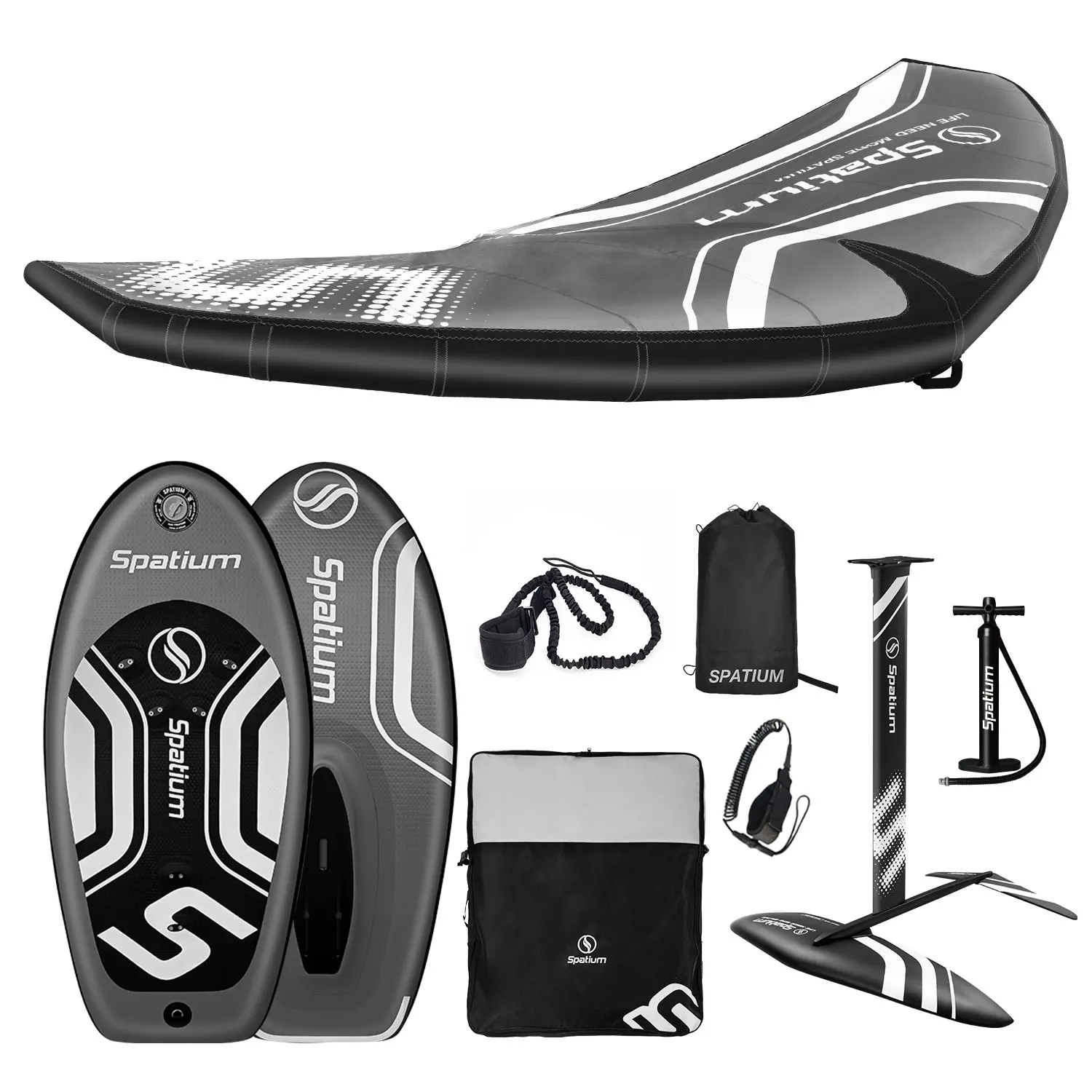 

Spatium Hydrofoil Surfing Foil Board Wing Foil Inflatable Wind Kite Surfing Board Set for Sale