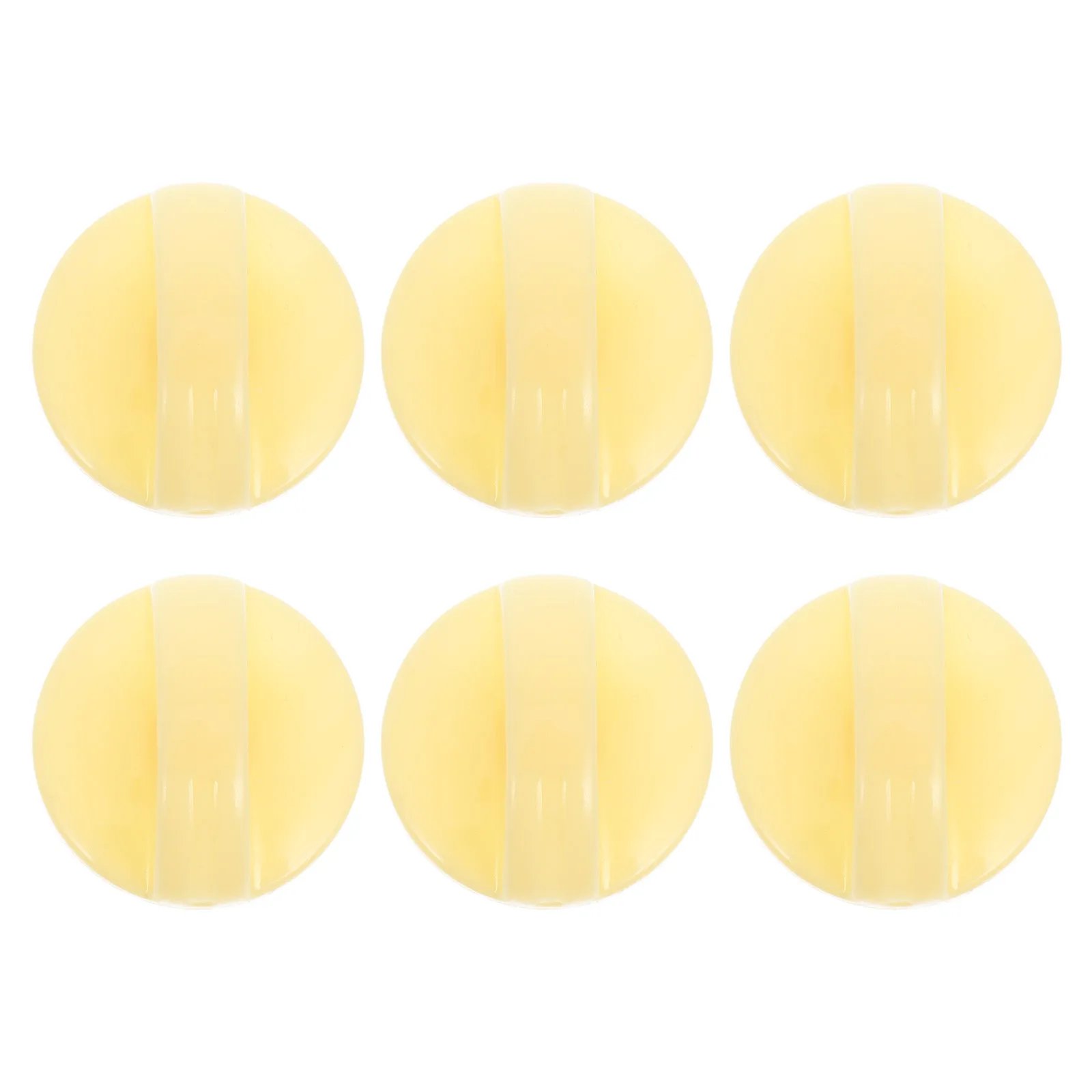 

6pcs Universal Stove Knob Replacement Gas Burner Control Heater Oven Cooktop Plastic Appliance Control Knobs Universal Kitchen