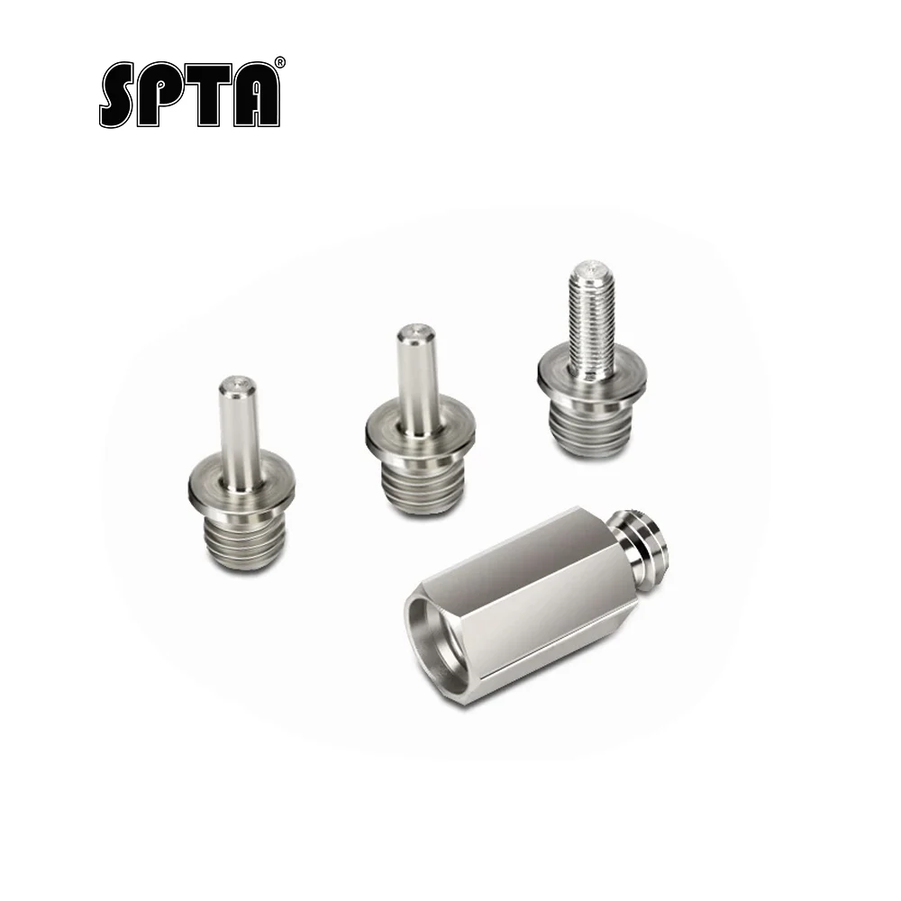 Адаптер для полировального станка SPTA M14, M16, 5/8, 5/16-24, адаптер из алюминиевого сплава с резьбой для роторного полировального станка или