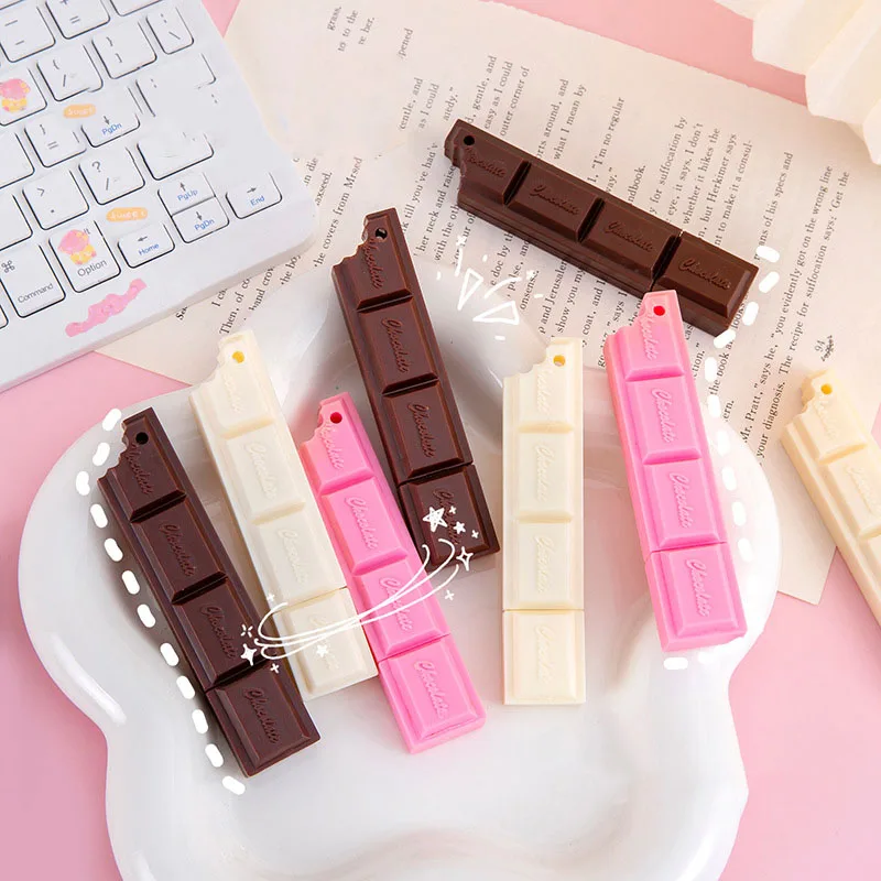 Lytwtw\'s Cute Kawaii Funny Sweet Lovely Cookie Chocolate Office School Supplies Creative Roller Ballpoint Pen Novelty 1 Piece