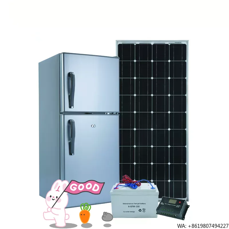 

118L Household Silver Fridges Solar Refrigerator Fridge