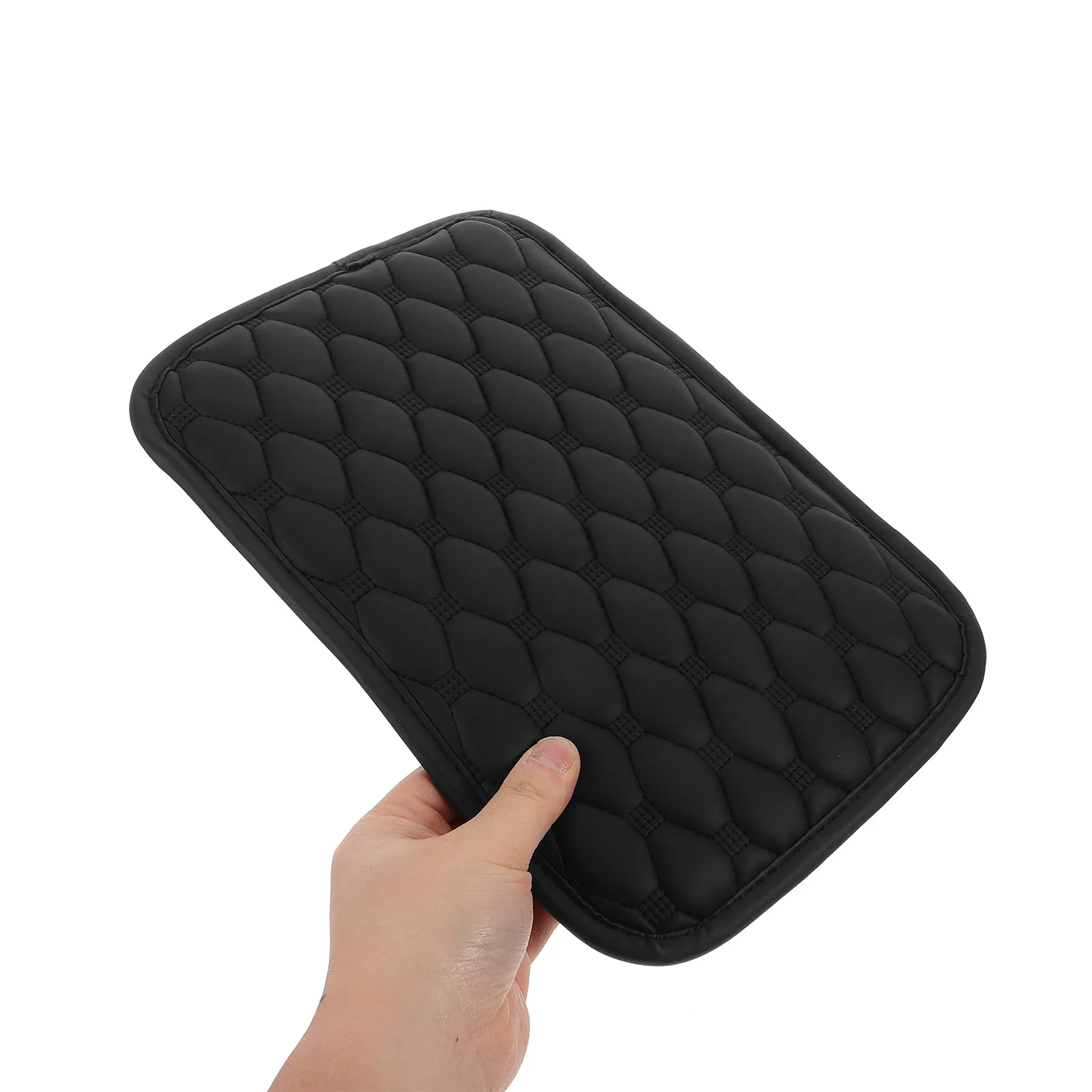 

Black Car Center Console Cover Fake Armrest Protector Durable Car Armrest Storage Cover Pad Universal Auto Interior