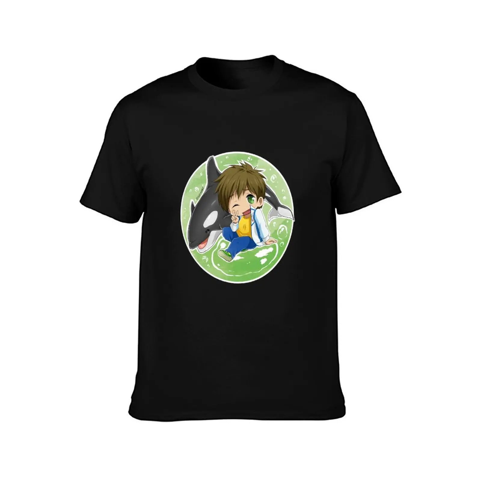 Makoto Tachibana Chibi T-Shirt vintage anime shirt customizeds blacks oversized graphic tee fruit of the loom mens t shirts