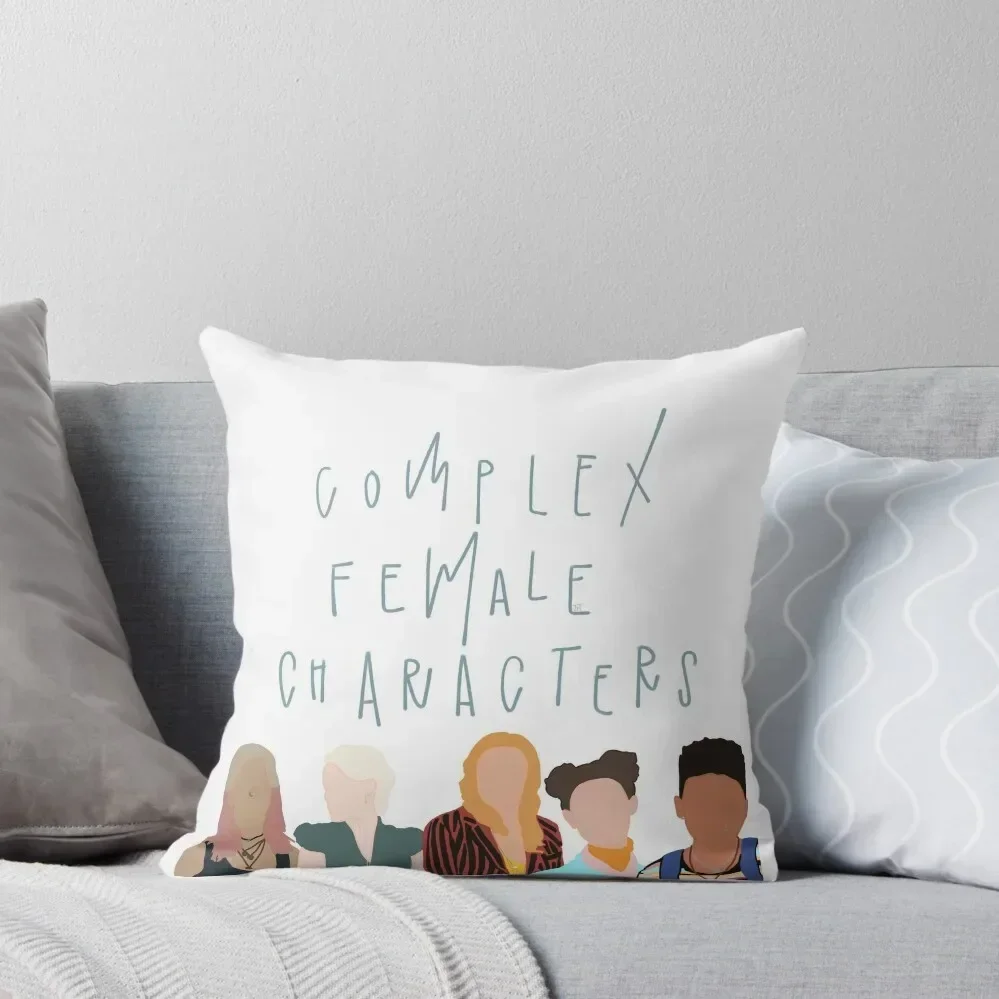 Complex Female Characters Throw Pillow Pillowcase Custom Cushion Pillowcase Cushion pillow