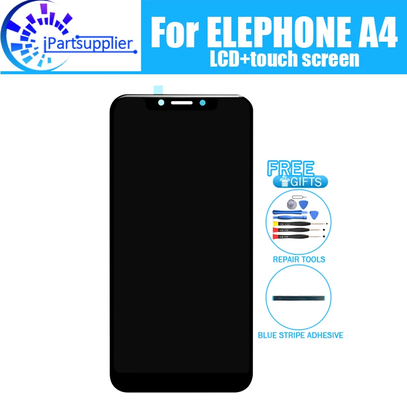 

Elephone A4 LCD Display+Touch Screen 100% Original Tested LCD Digitizer Glass Panel Replacement For Elephone A4