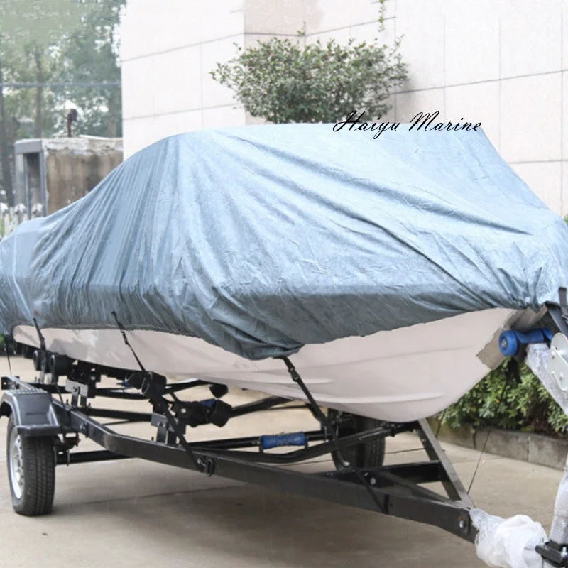 

Full Size Trailerable protection Console Boat Cover