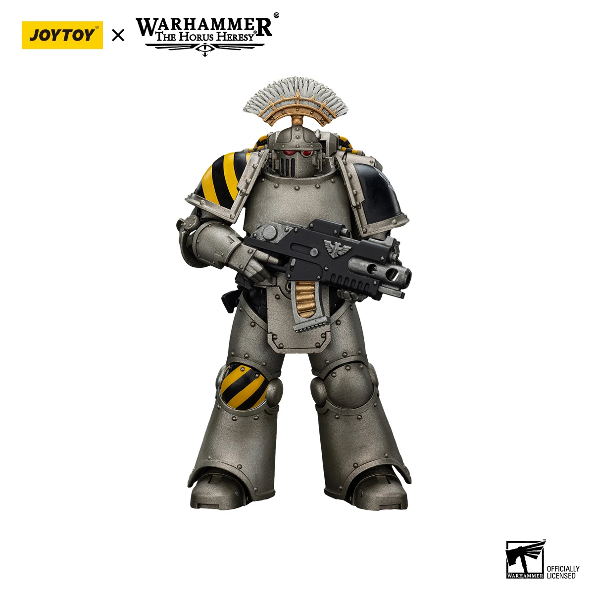 Figurki akcji JOYTOY Warhammer 30K 1/18 Iron Warriors MKIII Tactical Sergeant 2 szt. Model wojskowy anime