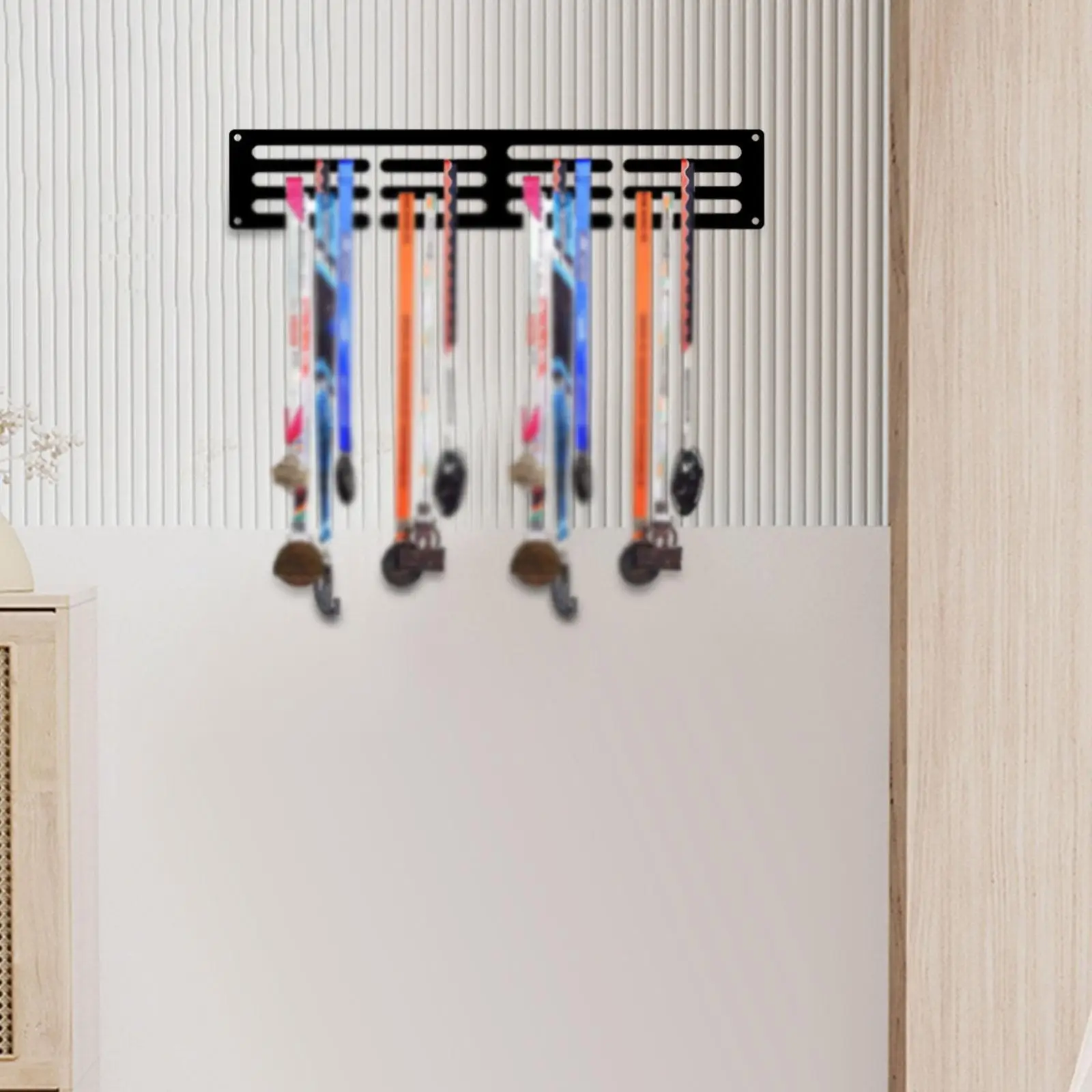 Medal Hanger Display,Wall Mounted Medal Rack Sturdy Easy to Install Organizer Medal Holder for Running Race Gymnastics Soccer