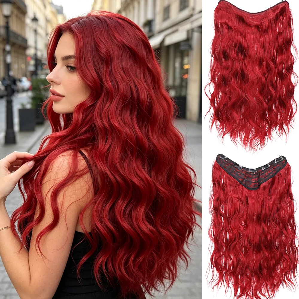 Coque de Cabelo Liso com Trança, Aplique de Cabelo Sintético para Mulheres, Fibra Natural Resistente ao Calor, Fácil de Usar, Acessório de Cabelo para o Dia a Dia e Festas