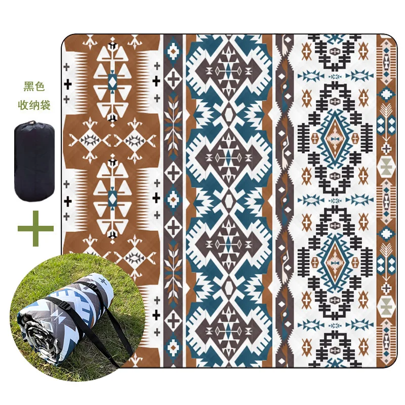 Waterproof Outdoor Picnic Mat series picnic mat moisture-proof mat outdoor camping aluminum bottom Folding Grassland Pad Carpet