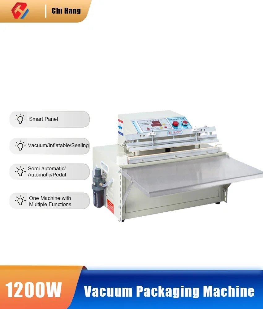 Desktop External Pumping Vacuum Package Machine Inflatable Sealing Packaging Machine Bass High-Efficiency Vacuum Sealing Machine