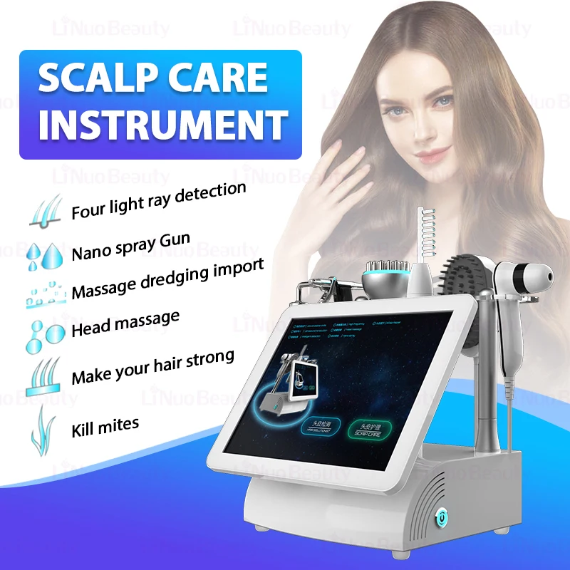 

Hair & Scalp Care Professional 5-in-1 Hair Follicle Analysis, Microcurrent Shock for Hair Absorption, Hair Loss Treatment
