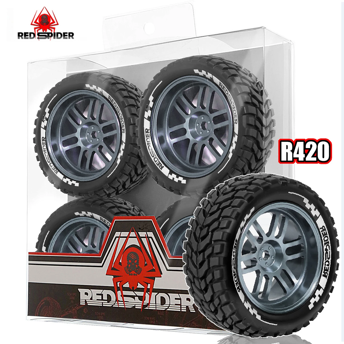 

RS Red Spider 1/10 Раллийный автомобиль Leilalo XTS, Infinity 94118, HNR Hongnuo H9804, шины R420