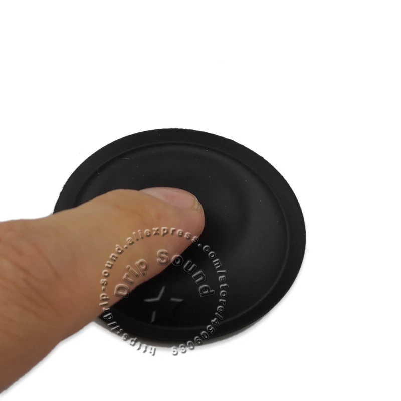 2pcs 40mm/50mm/54mm Speaker Soft Plastic Glue Dome Dust Cap Woofer Cone Cover Bass Repair Parts