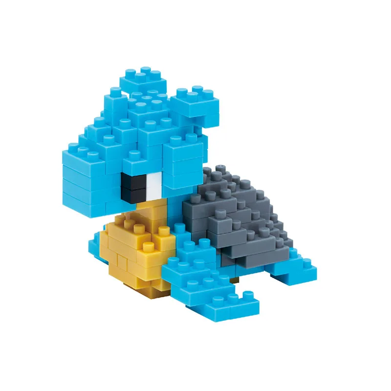 

Nanoblock Genuine Pokemon Lapras Micro Building Blocks 3D Puzzle Micro Blocks Display Model Kawaii Collectible Gift