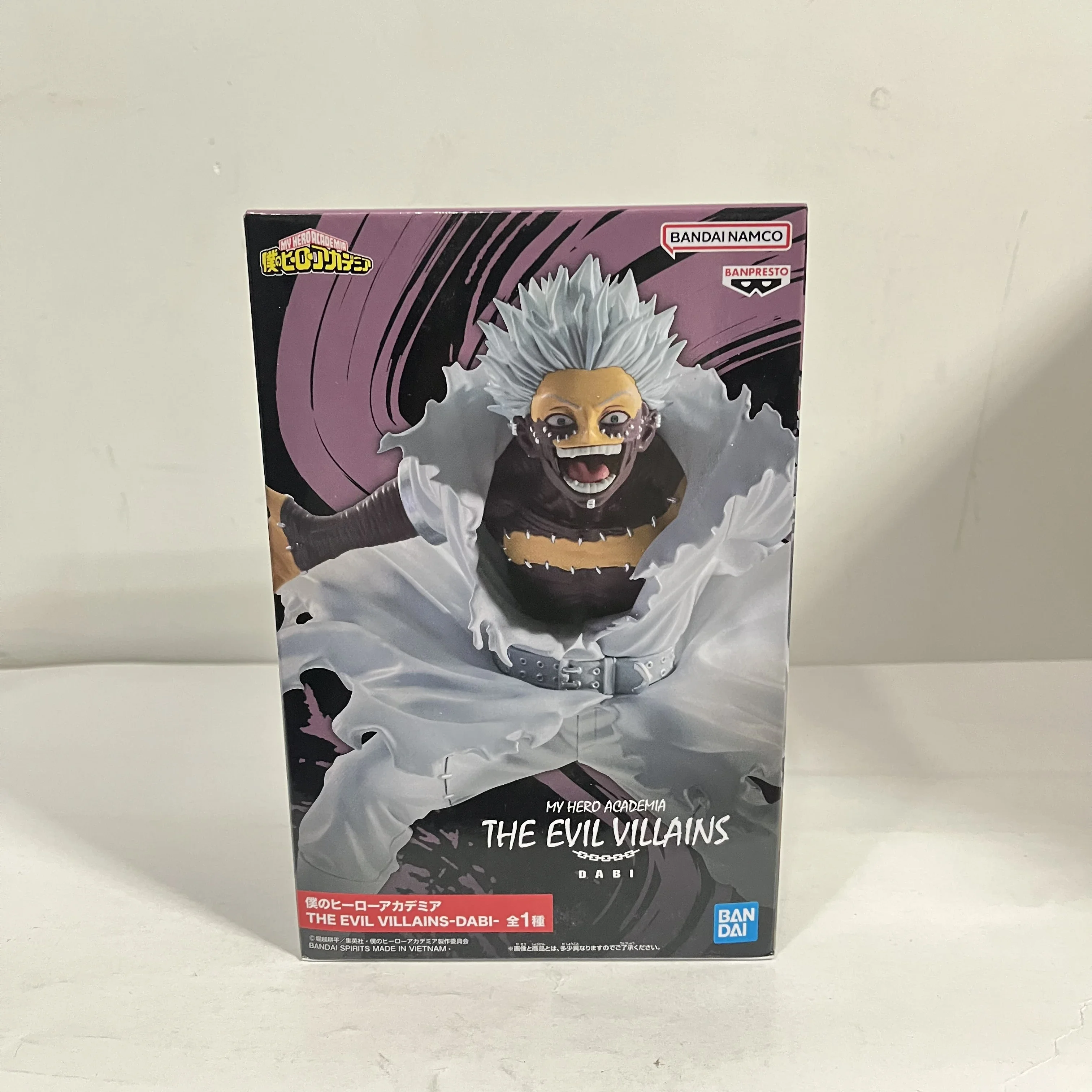 

Banpresto Bandai My Hero Academia THE EVIL VILLAINS Dabi в наличии аниме фигурка модель игрушки настольная коллекция куклы подарки