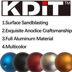 KDIT Round Ball for Arcade, Sanwa, ZIPPY Joystick, Sandblasting Anodice Aluminum Alloy Fighting Modification, PS4 Games