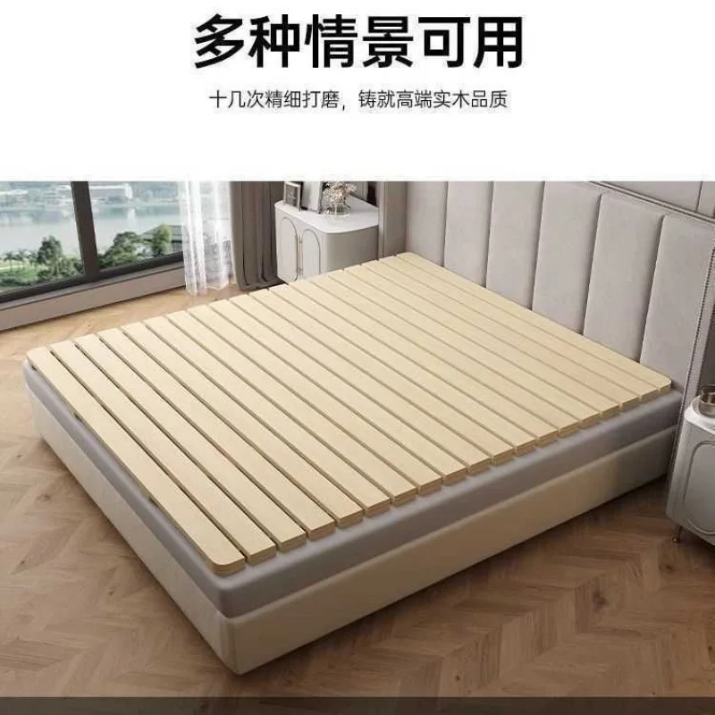 

Thickened bed board pad row skeleton solid wood moisture-proof breathable roll folding board waist protection hard bed bo